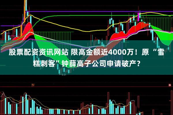 股票配资资讯网站 限高金额近4000万！原 “雪糕刺客”钟薛高子公司申请破产？